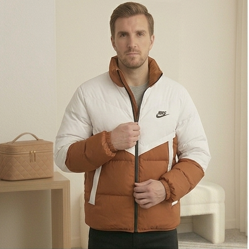 Nike Reversible Two Tone Brown Jacket