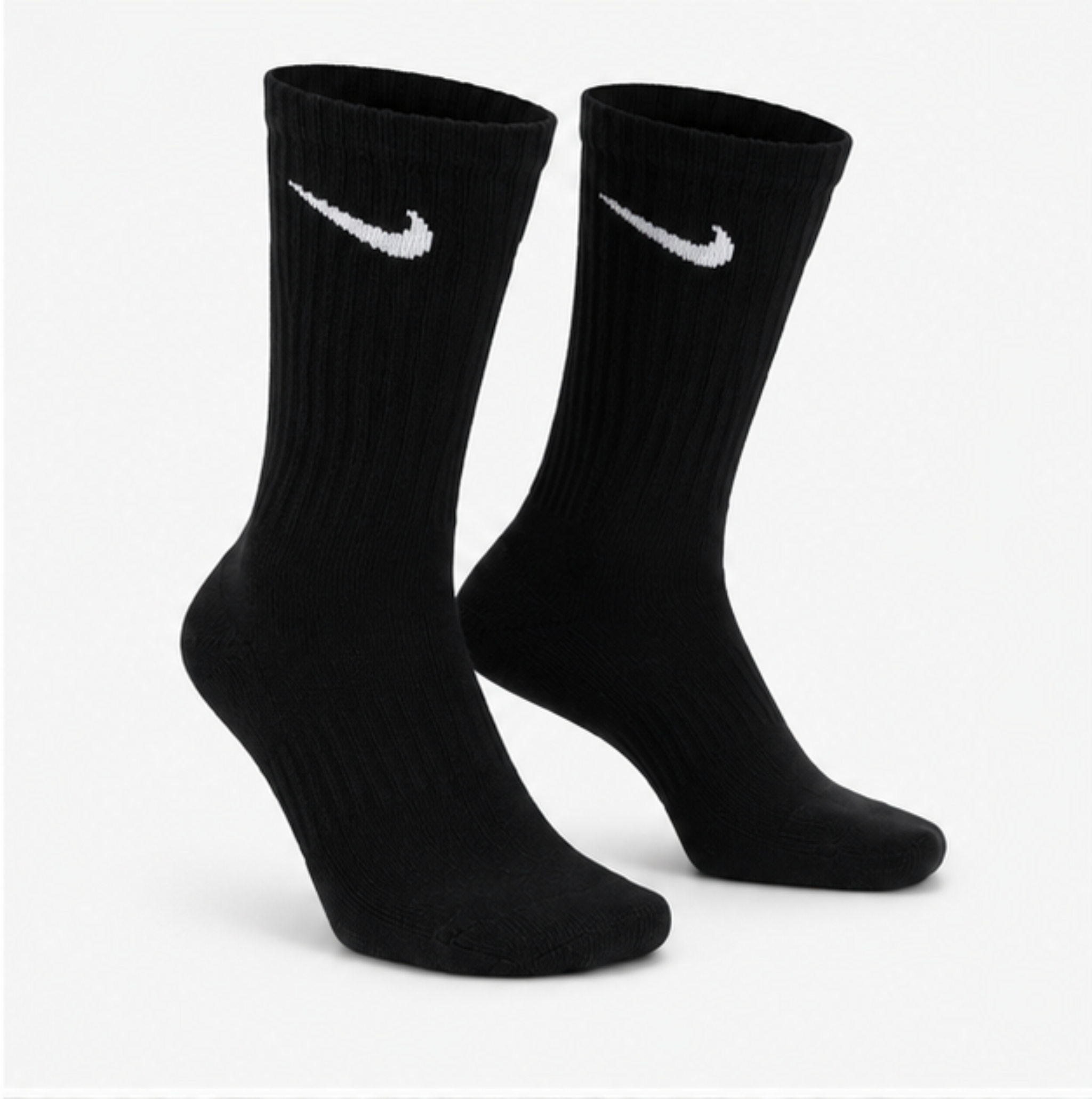 Nike Everyday Cushioned Crew Socks - Black